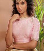 Pink Dola Silk Designer Blouse