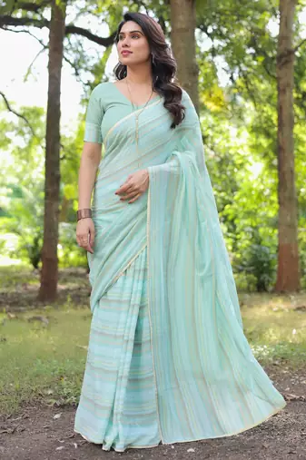 Sindhu handloom cotton saree with blouse