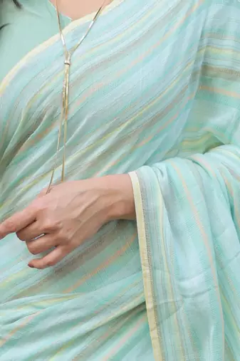 Sindhu handloom cotton saree with blouse