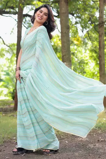 Sindhu handloom cotton saree with blouse