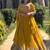 Mustard readymade Haldi Lehenga Choli with sequin Work and Coding Dori