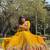Mustard readymade Haldi Lehenga Choli with sequin Work and Coding Dori