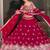 Pink Lehenga Choli with sequin Work and Coding Dori