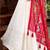 Stunning Off White Georgette Lucknowi Work Lehenga Choli