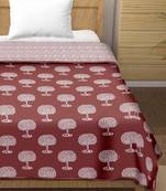 Moohina reversible cotton dohar (brown)  - double