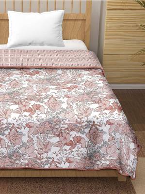 Mohita reversible cotton dohar (pink)  - double 1