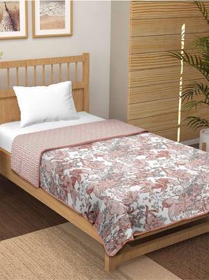 Mohita reversible cotton dohar (pink)  - double 4
