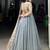 Artistic Sky Blue Thread Embroidered Organza Lehenga Choli
