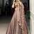 Stunning Lilac Organza Sequins Traditional Lehenga Choli With Dupatta
