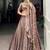 Stunning Lilac Organza Sequins Traditional Lehenga Choli With Dupatta