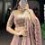 Stunning Lilac Organza Sequins Traditional Lehenga Choli With Dupatta