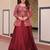 Adorable Maroon Silk Zari Weaving Bridesmaids Lehenga With Jacket