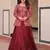 maroon silk zari weaving bridesmaids lehenga with jacket