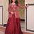 Adorable Maroon Silk Zari Weaving Bridesmaids Lehenga With Jacket