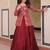 Adorable Maroon Silk Zari Weaving Bridesmaids Lehenga With Jacket