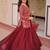 Adorable Maroon Silk Zari Weaving Bridesmaids Lehenga With Jacket