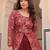 Adorable Maroon Silk Zari Weaving Bridesmaids Lehenga With Jacket
