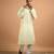 Yellow plain cotton  kurta