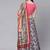 grey digital floral print satin silk lehenga choli with dupatta