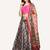 grey digital floral print satin silk lehenga choli with dupatta