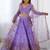 Stunning Purple Net Sequins Wedding Wear Lehenga Choli With Dupatta