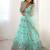 Beautiful Sky Blue Thread Embroidered Lehenga Choli With Dupatta