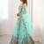 Beautiful Sky Blue Thread Embroidered Lehenga Choli With Dupatta