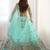 Beautiful Sky Blue Thread Embroidered Lehenga Choli With Dupatta