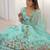 Beautiful Sky Blue Thread Embroidered Lehenga Choli With Dupatta