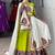 Parrot Green Cotton Gamthi Work Navratri Wear Lehenga Choli
