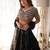 Stylish Black Georgette Sequins Embroidered Wedding Wear Lehenga Choli