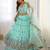 Turquoise Blue lehenga Choli with Thread and sequin Work