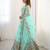 Turquoise Blue lehenga Choli with Thread and sequin Work