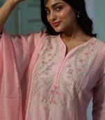 Blush pink half lily suit set