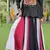 White Rayon Gamthi Work Navratri Wear Peplum Top With Lehenga