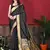 Black zari weaving paithani silk blend festival saree with blouse