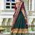 green Tussar Silk Patola Print Lehenga Choli with Foil Work Detailing