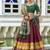 maroon Tussar Silk Patola Print Lehenga Choli with Foil Work Detailing