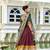 maroon Tussar Silk Patola Print Lehenga Choli with Foil Work Detailing