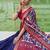 navy blue Tussar Silk Patola Print Lehenga Choli with Foil Work Detailing