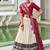 off white Tussar Silk Patola Print Lehenga Choli with Foil Work Detailing