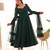 Green Georgette Anarkali Suit Set