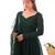 Green Georgette Anarkali Suit Set