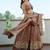 Stunning Beige Silk Sequins Party Wear Lehenga Choli With Dupatta