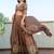 Stunning Beige Silk Sequins Party Wear Lehenga Choli With Dupatta
