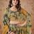 Incredible Yellow Georgette Digital Printed Party Wear Lehenga Choli