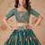 Beautiful Green Sequins Embroidered Wedding Wear Lehenga Choli