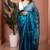 Rama handloom raga tissue dual tone saree with pom pom and blouse