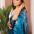 Rama handloom raga tissue dual tone saree with pom pom and blouse