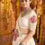 White Viscose Rayon Lehenga Choli with Thread Embroidery & Mirror Work – Stitched Festive Wear